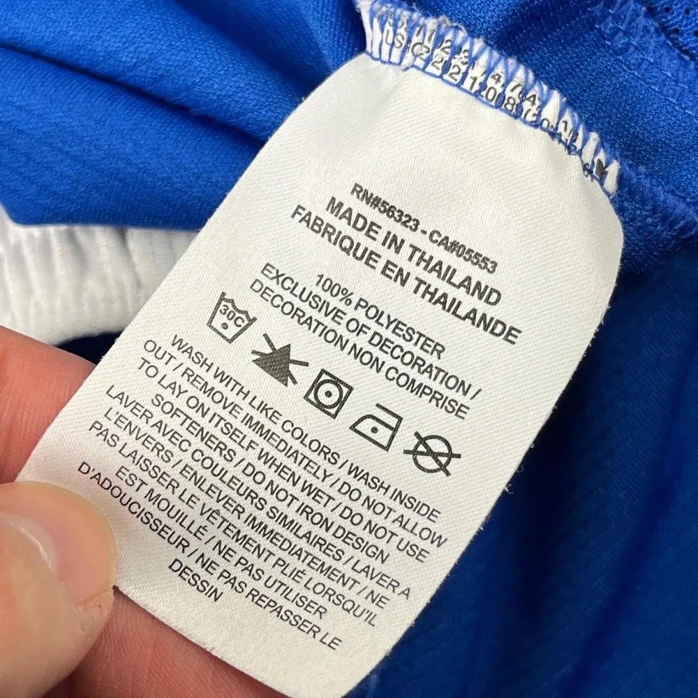 Nike Basketball Shorts Mens XL Blue Dri-FIT DNA DH7160-480 Striped Trim